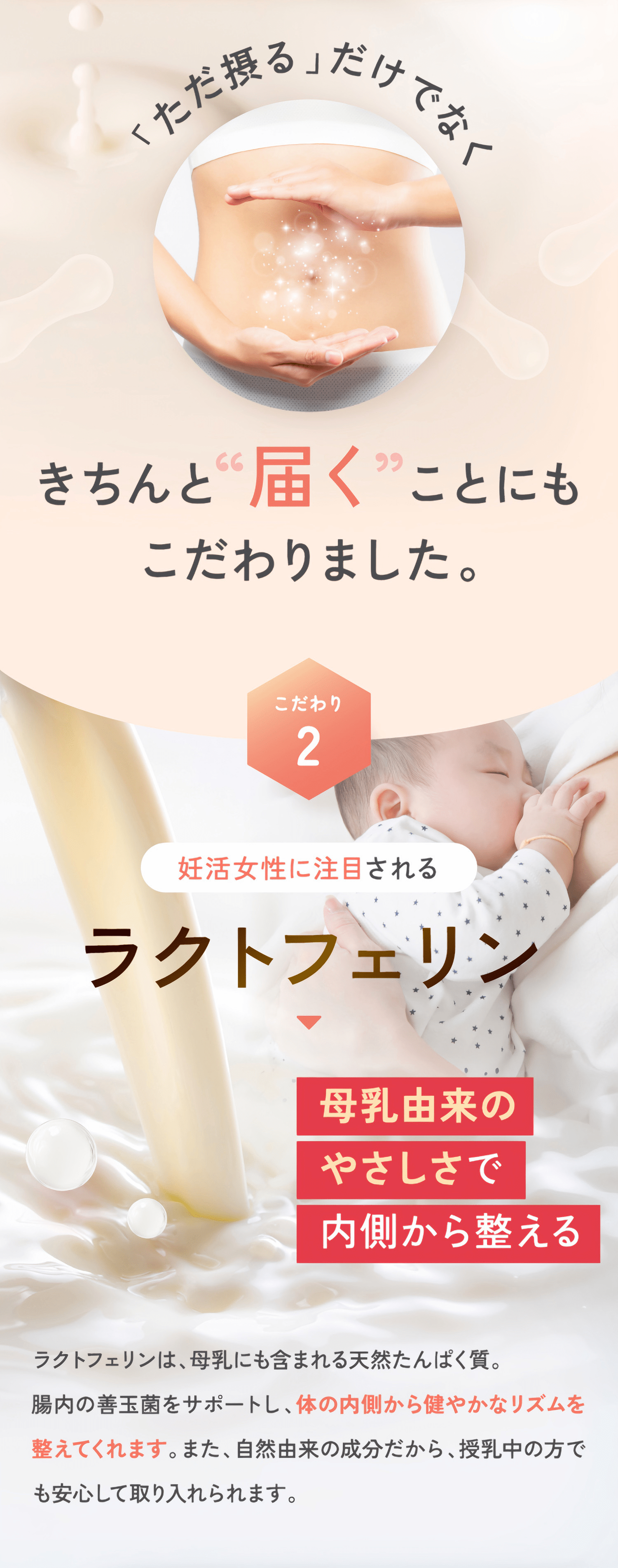 きちんと“届く”ことにもこだわりました。