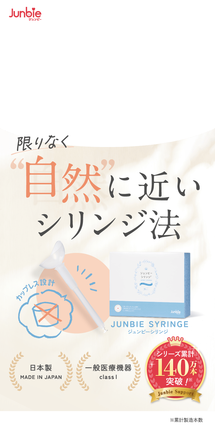 限りなく自然に近いシリンジ法